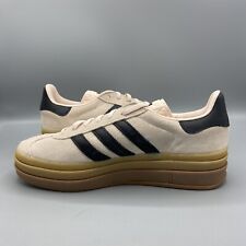Adidas Gazelle Bold Trainers Wonder Quartz Rose Pink Suede Shoes UK 6.5 EU 40