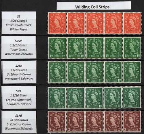 Wilding coil strips mixed - strips,
