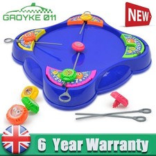 Toys 4 Players Battling Tops Game Launcher Grip Board Kids Play Toy Gifts UK