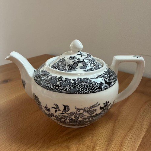 Burleigh willow pattern - burleigh, teapot