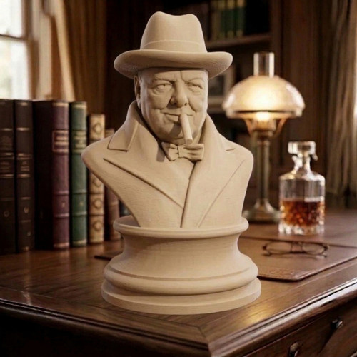 Winston churchill bust former - winston,