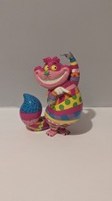 Disney Romero Britto Cheshire Cat Figurine Alice in Wonderland Collectible