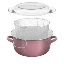 Deep fryer pot glass pyrex - deep,