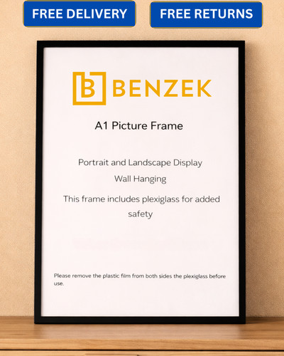 Black picture frame - black, photo