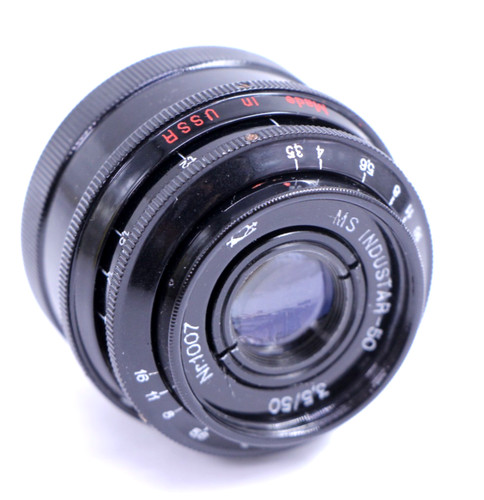 Unusual industar 50mm - ms,