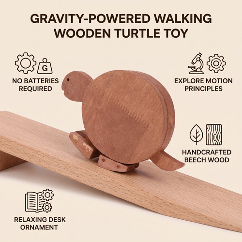Walking wooden animal - wooden,