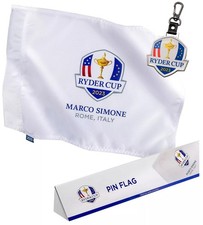 Ryder Cup Pin Flag - 2023 Marco Simone Rome Italy + FREE BAG TAG - RRP€24
