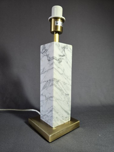 Micaela marble and brass table - and,