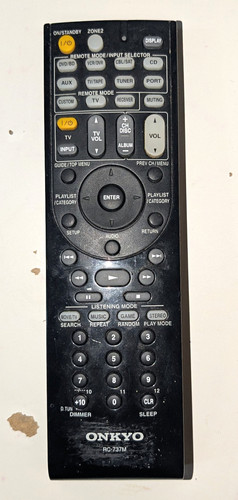 Onkyo 737m wireless remote - onkyo, rc-737m