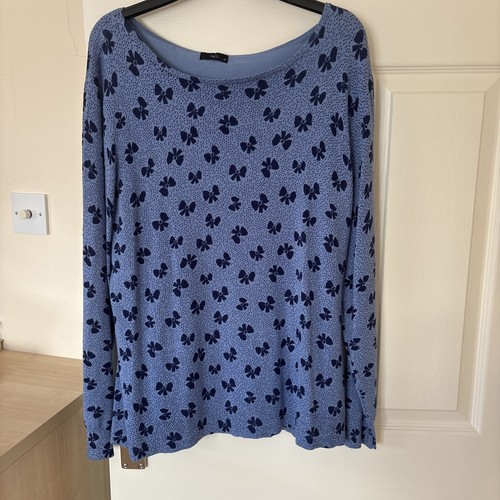 Ladies blue bow - blue,