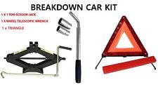 Car Scissor Jack And Extend Wheel Brace Tyre Change Kit + Triangle Men's Gift