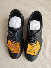 Magnum Safety Shoe Uk4 /US5 Work Duty Lite Ct Black Shock Scanner Safe Slip Res