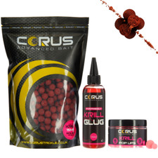 1kg KRILL BOILIES GLUG & POP UPS DEAL FISH MEAL CARP FISHING CORUS BAITS