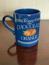 Vintage Terry's Chocolate Orange 1980s Ceramic Coloroll Kilncraft Mug.