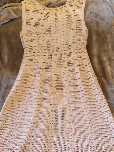 1970s vintage crochet dress - vintage,