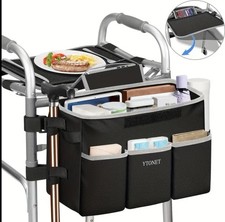 Walker Walking Frame Zimmer Accessories Pack Multi Front Storage Back And Trey