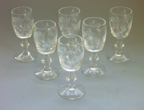 Vtg crystal liqueur cordial - vtg,