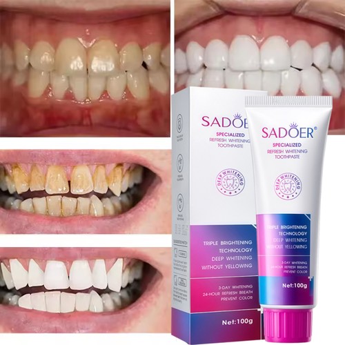 Purple whitening toothpaste - purple,