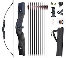30-40lb Archery Recurve Bow and Arrows Set for Right Left Hand Beginner Target