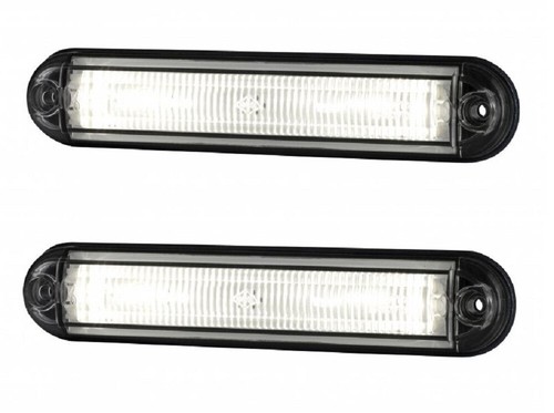 24v led white tube - white, side