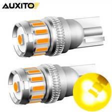 T10 501 W5W LED Side Light Indicator Bright Amber Bulb For AUDI A1 A3 A4 A5 A6