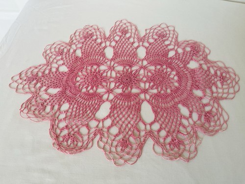 Vintage doily crochet placemat - vintage,