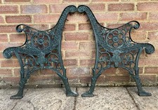 Vintage Cast Iron Garden Bench
