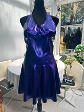 Purple Latex Dress Eurocat