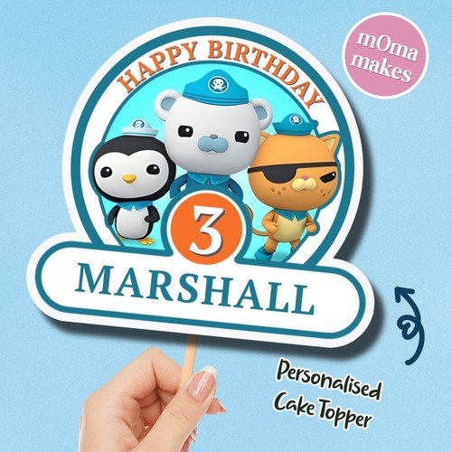 Octonauts cake topper - ,