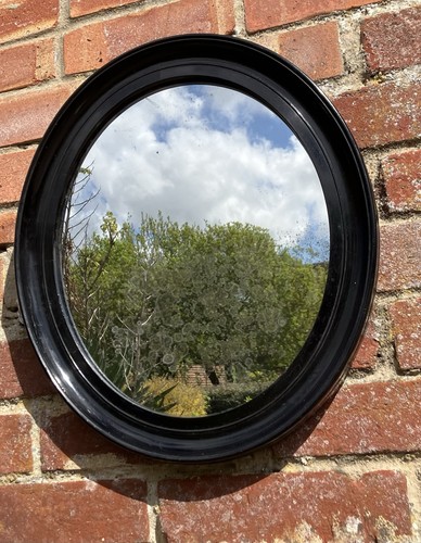 Victorian oval mirror - victorian,
