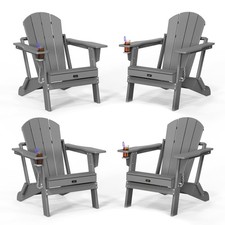 Set of 4 Plastic Adirondack