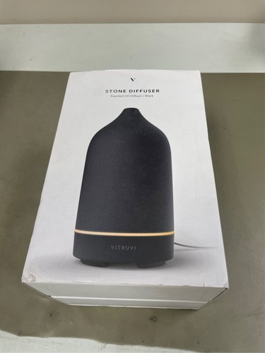 Vitruvi black stone diffuser - black,