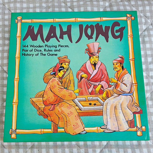 Vintage mah jong game set - mah,