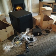 PC/Computer speaker/Creative Inspire 5.1 5300 surround sound system. Opened