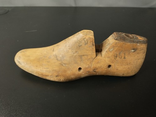 Vintage cobblers wooden shoe - vintage,
