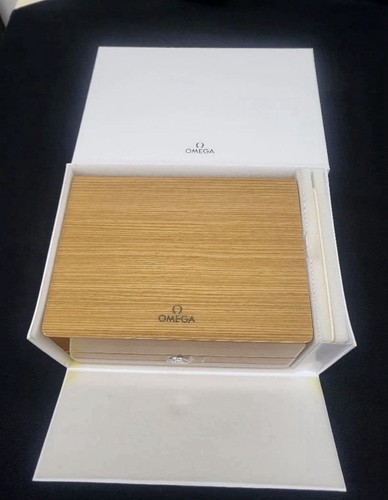 Omega genuine wooden - omega, box