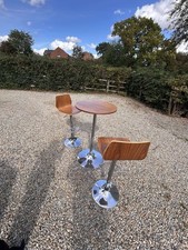 High Adjustable Bar Chairs / Stools And Table