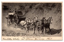 AN IDAHO PULLMAN - HORSE DRAWN