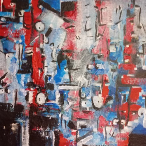 Cubist abstract modern - abstract,
