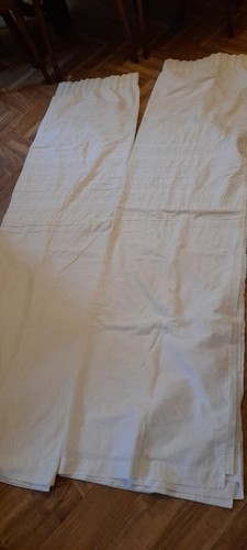 Pair vintage white cotton - vintage,