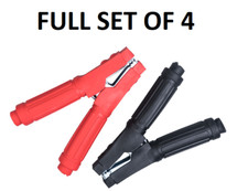4 x 600 AMP JUMP LEAD CLAMPS
