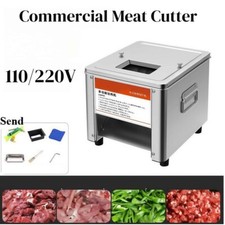 Commercial Meat Cutter Slicer Kitchen Shredding Cutting Machine 110V/220V 850W