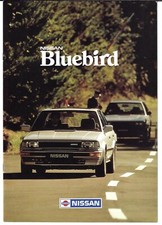 Nissan Bluebird 1986-87 UK Market Sales Brochure Turbo SGX SLX LX L Estate