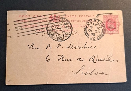 Postal history cover - history, 1906