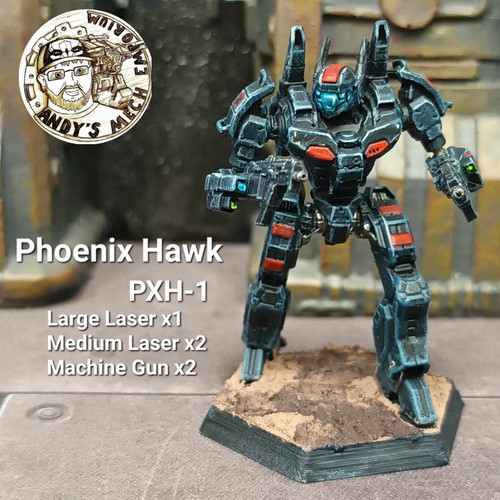 Battletech phoenix hawk - battletech,