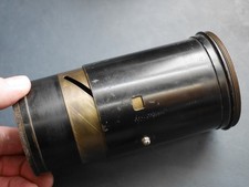 Early Aldis 8" projector lens GOOD some haze REF:2463