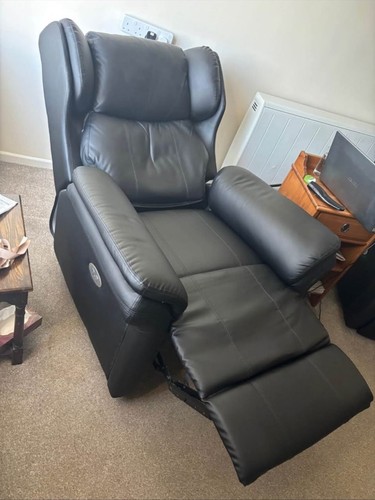 Black electric reclining - electric,