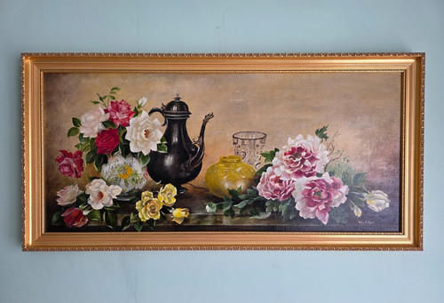 Large original oil painting - original,