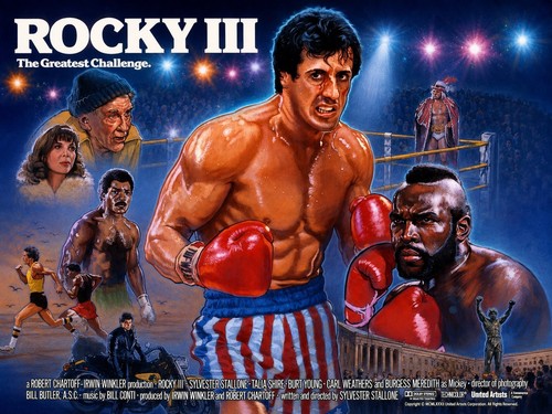 Rocky iii 1983 quad poster - 1983,