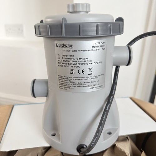 Bestway filter pump 330gal - bestway,